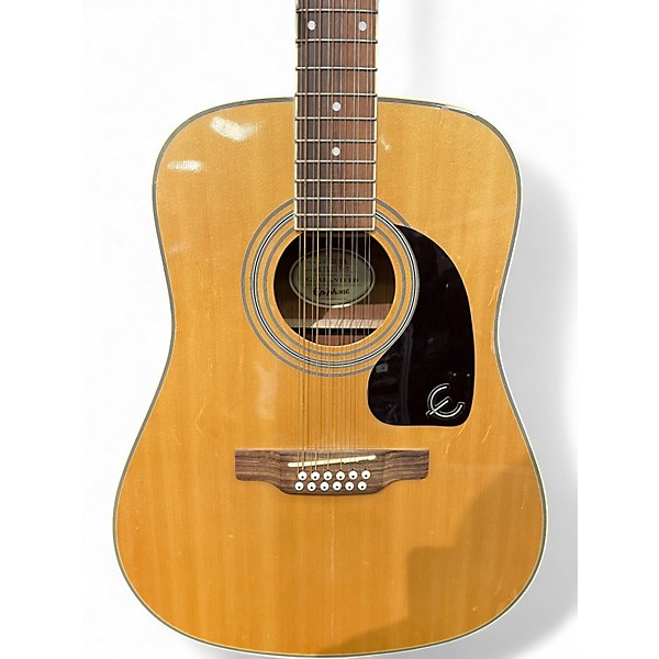 Used Epiphone DR212 Natural 12 String Acoustic Guitar