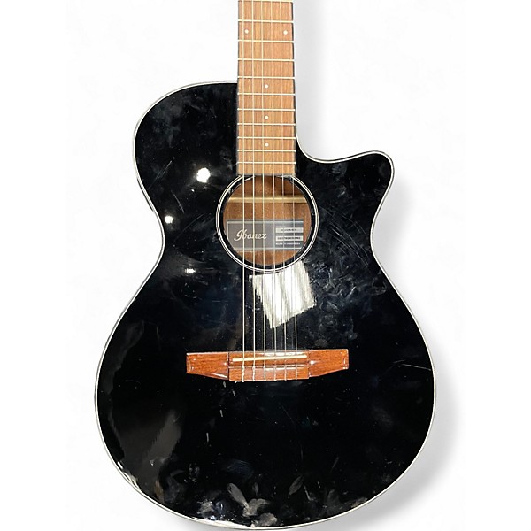 Used Ibanez AEG50N Black Acoustic Electric Guitar