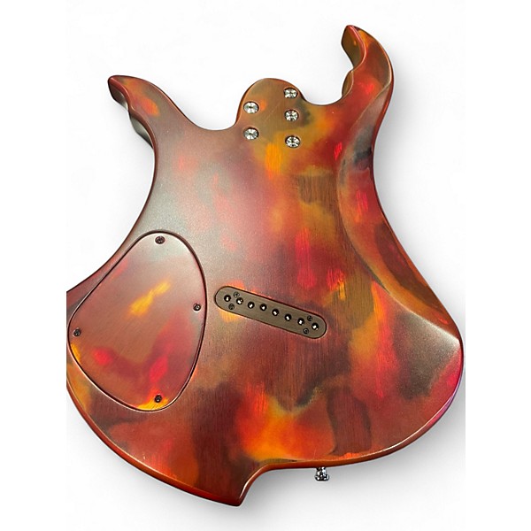 Used Siggi Braun CUSTOM SHOP 8 STRING LAVA BURST Solid Body Electric Guitar