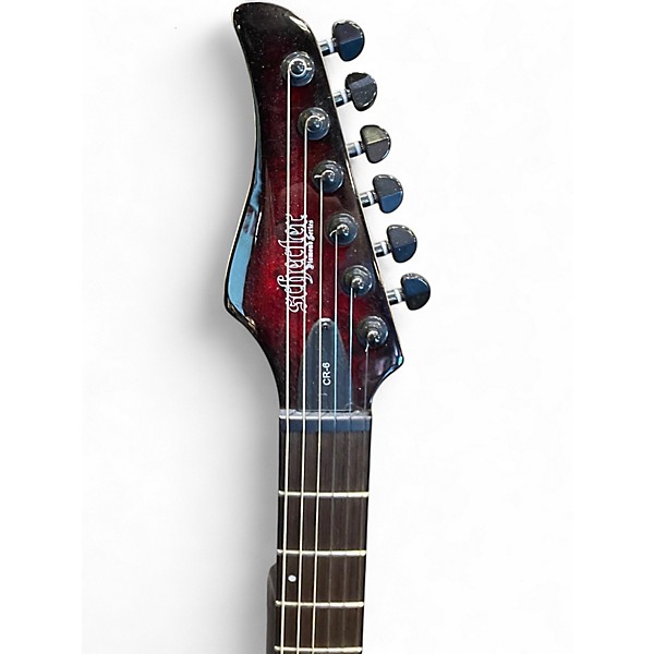 Used Schecter Guitar Research CR-6 Dark Cherry Burst Solid Body Electric Guitar