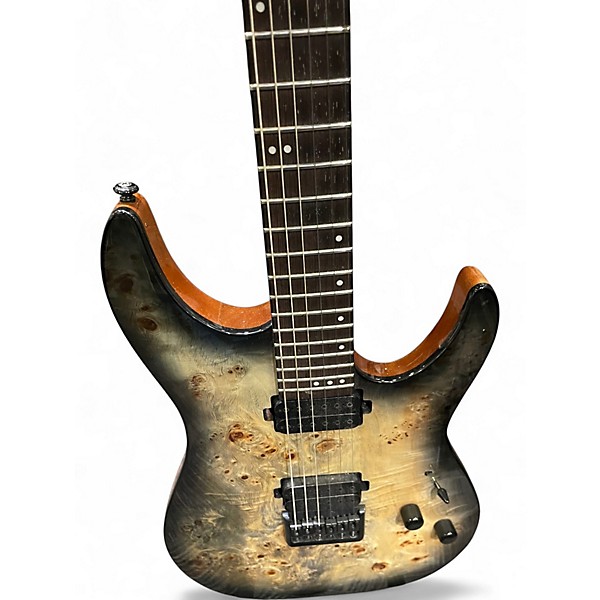 Used Schecter Guitar Research CR-6 Charcoal BURST Solid Body Electric Guitar