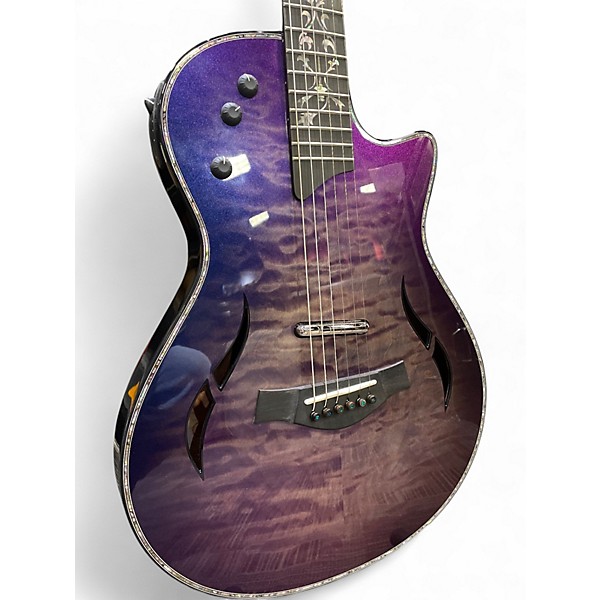 Used Taylor T5Z Custom #19 Purple Blue Shaded Edgeburst Acoustic Electric Guitar