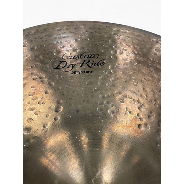 Used Zildjian 20in K Custom Dry Ride Cymbal