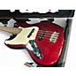 Used Fender JAZZ BASS Chrome Red Metallic Electric Bass Guitar thumbnail