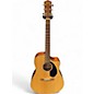 Used Fender CD60SCE Natural Acoustic Electric Guitar thumbnail