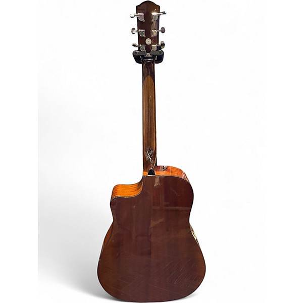 Used Fender CD60SCE Natural Acoustic Electric Guitar