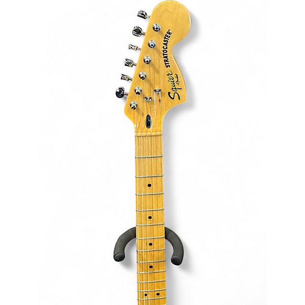 Used Squier CLASSIC VIBE 70S STRATOCASTER BLACK Solid Body Electric Guitar