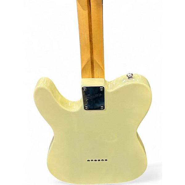 Used Squier STANDARD SERIES TELECASTER VINTAGE WHITE Solid Body Electric Guitar