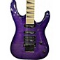 Used Jackson JS34Q Dinky Trans Purple Solid Body Electric Guitar
