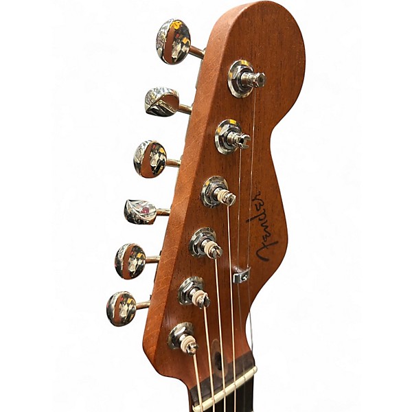 Used Fender HIGHWAY SERIES PARLOR Natural Acoustic Electric Guitar