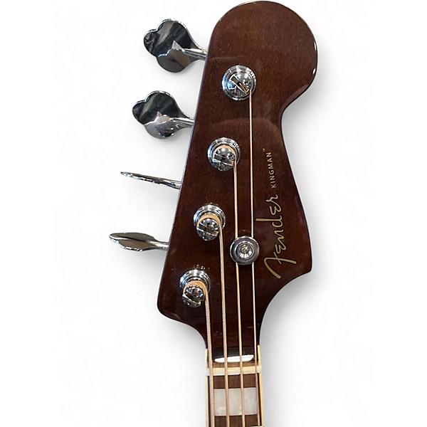 Used Fender Kingman Acoustic Electric Bass EDGEBURST Acoustic Bass Guitar