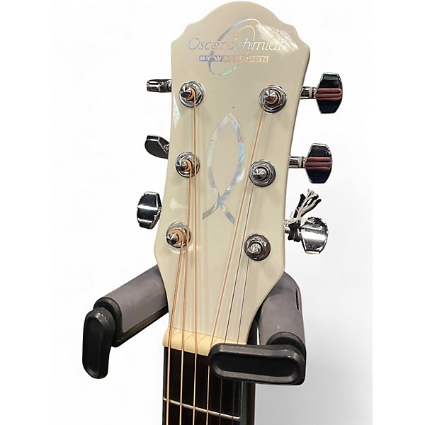 Used Oscar Schmidt OG2 Alpine White Acoustic Guitar