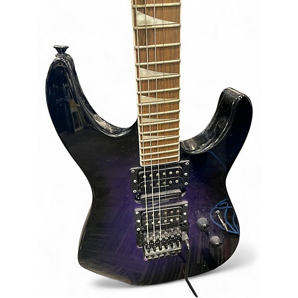 Used Jackson SL5X SOLOIST Trans Purple Solid Body Electric Guitar