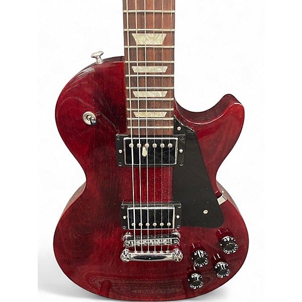 Used Gibson Les Paul Studio Worn Cherry Solid Body Electric Guitar