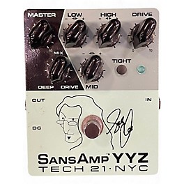 Used Tech 21 Geddy Lee YYZ Signature SansAmp Bass Effect Pedal