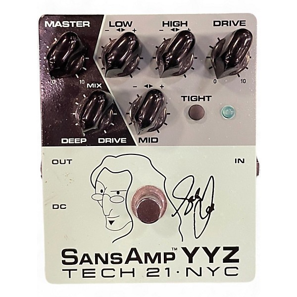 Used Tech 21 Geddy Lee YYZ Signature SansAmp Bass Effect Pedal
