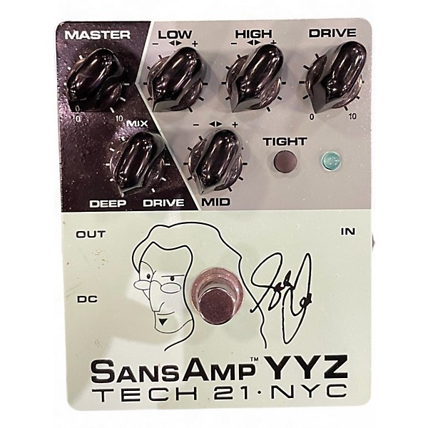 Used Tech 21 Geddy Lee YYZ Signature SansAmp Bass Effect Pedal