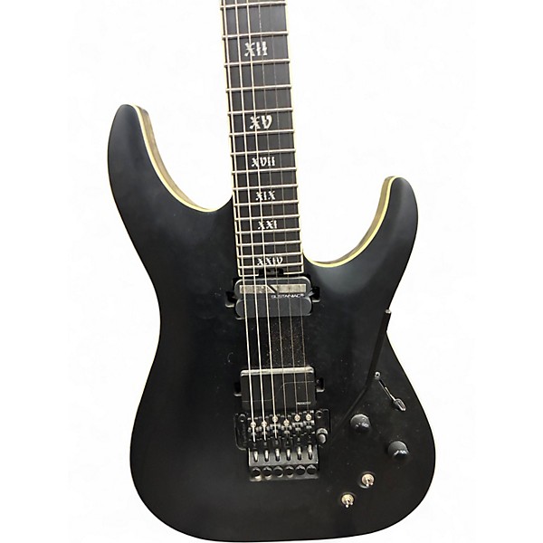 Used Schecter Guitar Research C-1 FR-S SLS Elite Evil Twin Black Solid Body Electric Guitar