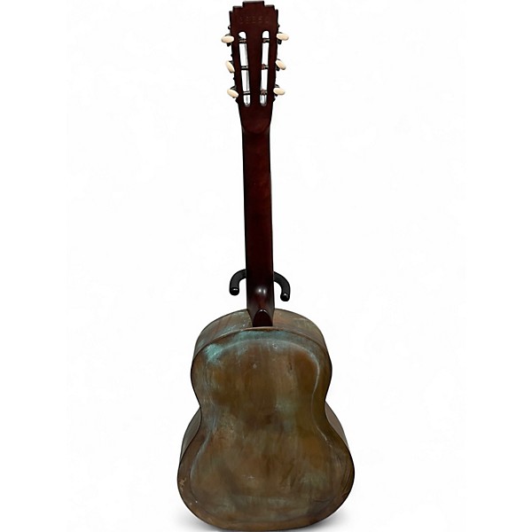 Used Royal RESONATOR Silver Oyster Pearl Resonator Guitar