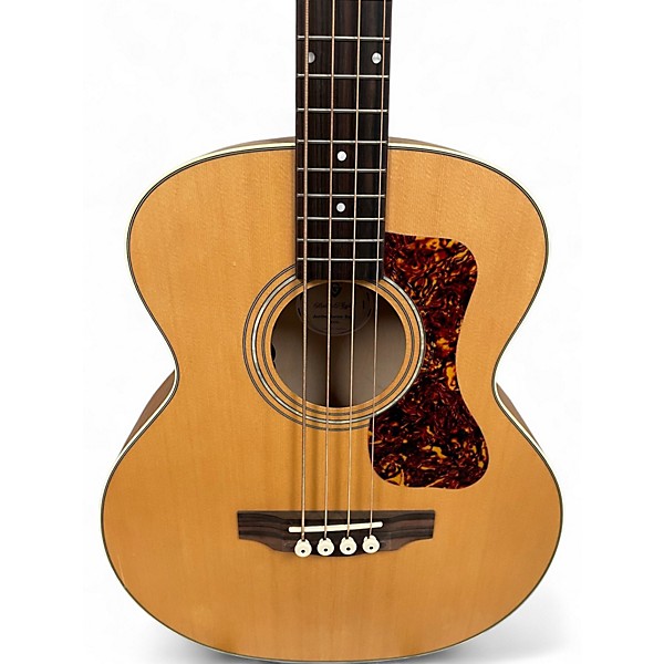 Used Guild Jumbo Junior Bass Natural Acoustic Bass Guitar