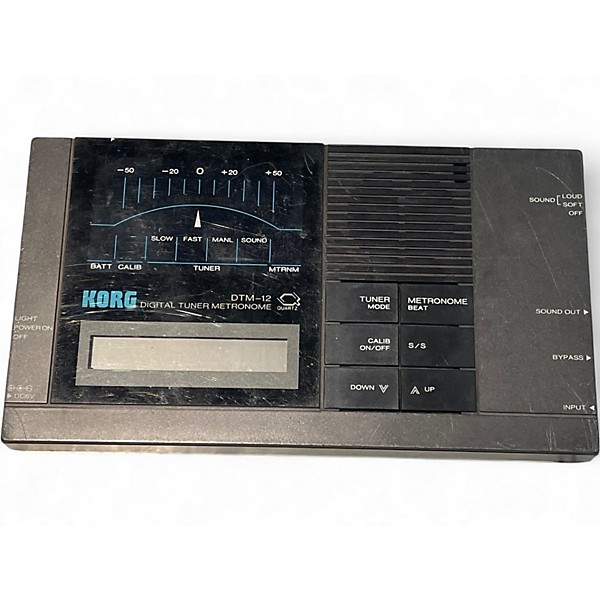 Used KORG DTM-12 Tuner Metronome