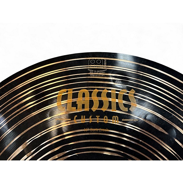 Used MEINL 16in DARK CRASH Cymbal