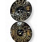 Used MEINL 14in DARK HI HAT PAIR Cymbal thumbnail