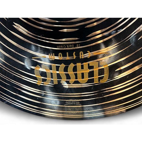 Used MEINL 18in DARK CRASH Cymbal
