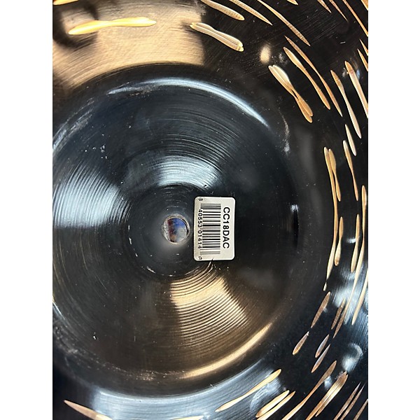 Used MEINL 18in DARK CRASH Cymbal