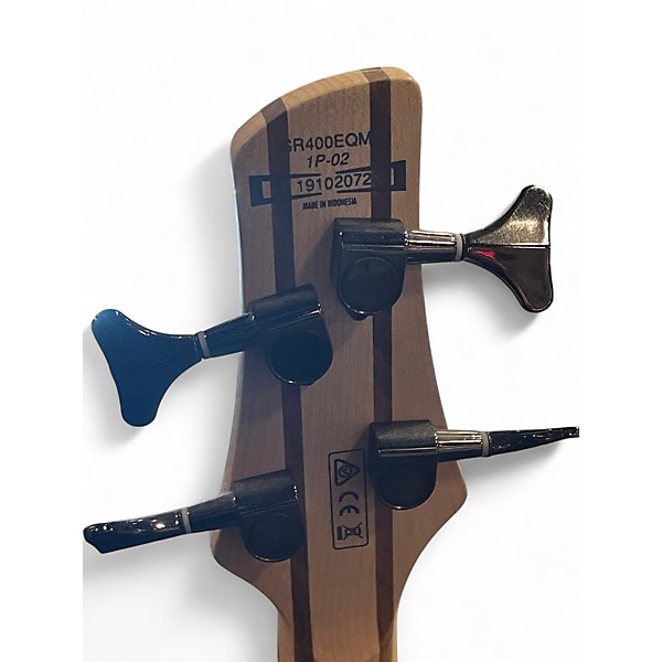 Used Schecter Guitar Research SR400EQM DRAGON EYE BRUST  Electric Bass Guitar