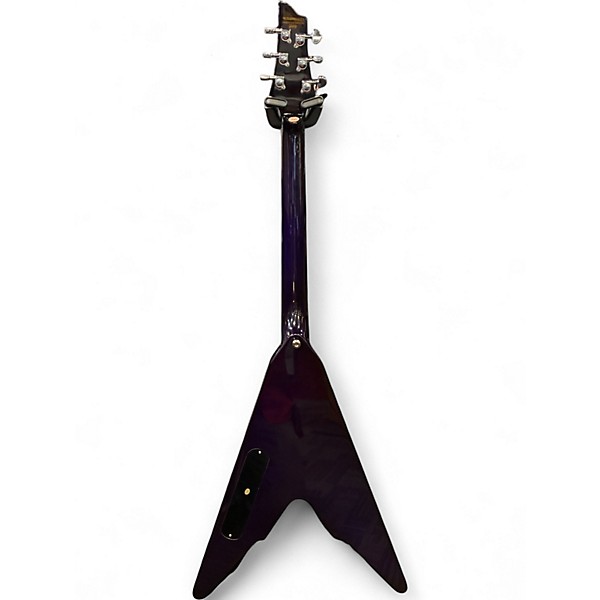 Used Firefly Classic V Blue Solid Body Electric Guitar