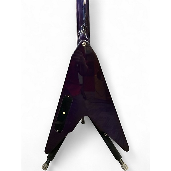 Used Firefly Classic V Blue Solid Body Electric Guitar