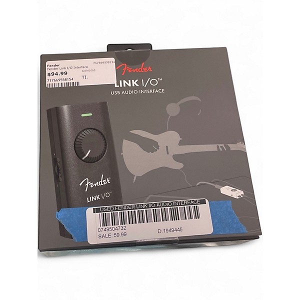 Used Fender Link I/O Audio Interface