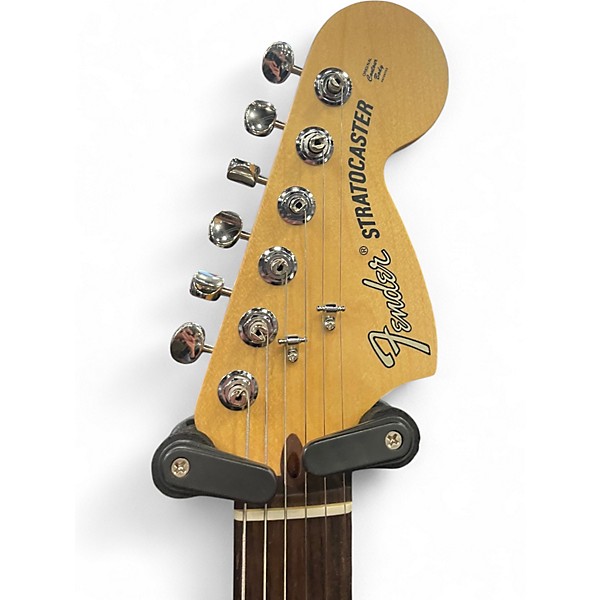 Used 2021 Fender American Performer Stratocaster SSS Olympic White Solid Body Electric Guitar