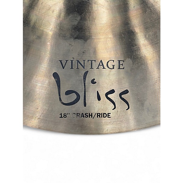 Used Dream 18in VINTAGE BLISS CRASH RIDE Cymbal