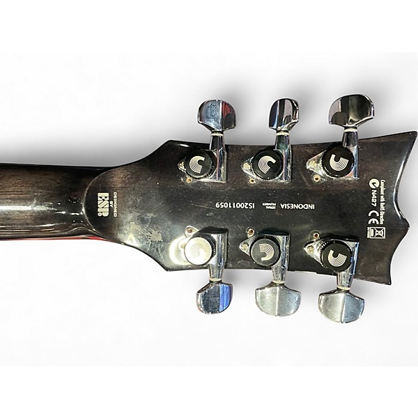 Used ESP LTD EC256 Trans Charcoal Solid Body Electric Guitar