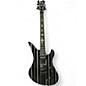 Used Schecter Guitar Research Synyster Gates Signature Custom S Black with Silver Pinstripes Solid Body Electric Guitar thumbnail