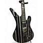 Used Schecter Guitar Research Synyster Gates Signature Custom S Black with Silver Pinstripes Solid Body Electric Guitar