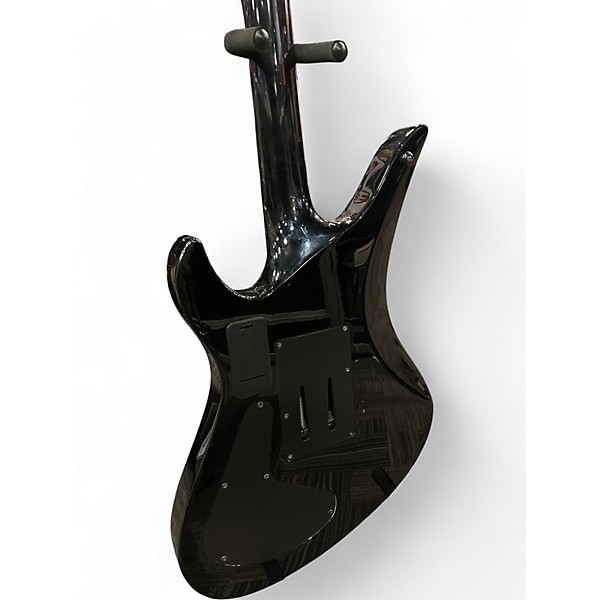 Used Schecter Guitar Research Synyster Gates Signature Custom S Black with Silver Pinstripes Solid Body Electric Guitar