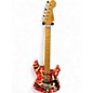 Used EVH Striped Series Frankie RED, WHITE, BLACK Solid Body Electric Guitar thumbnail