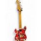 Used EVH Striped Series Frankie RED, WHITE, BLACK Solid Body Electric Guitar