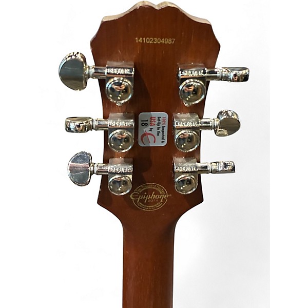 Used Epiphone Les Paul Traditional Pro amber Solid Body Electric Guitar