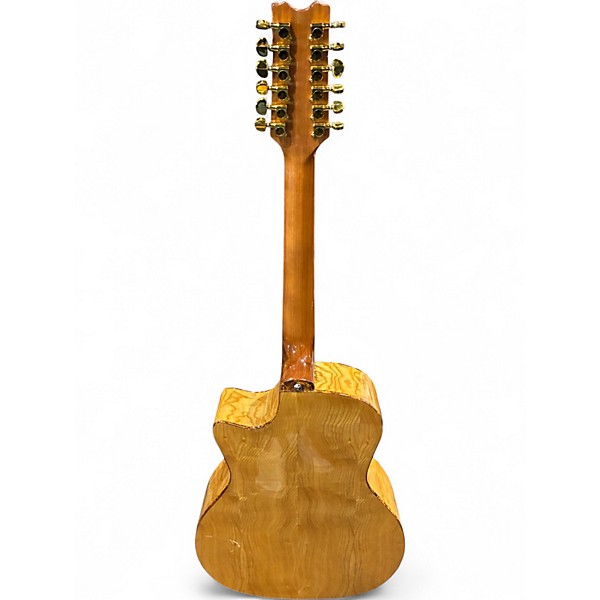 Used Dean eqa12 natural 12 String Acoustic Electric Guitar