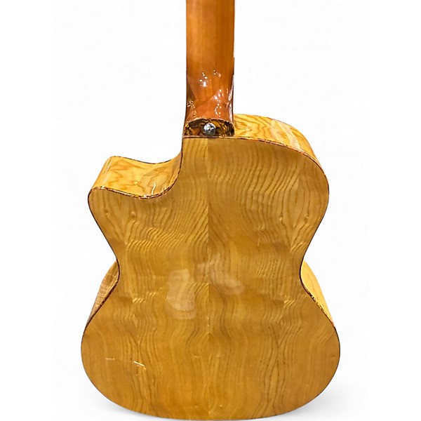 Used Dean eqa12 natural 12 String Acoustic Electric Guitar