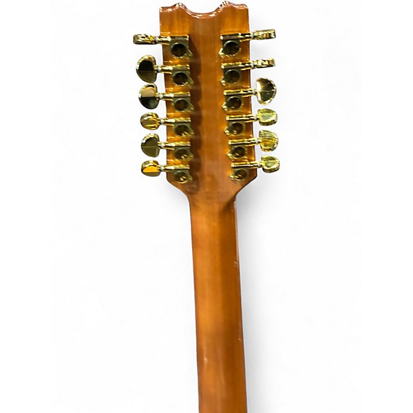 Used Dean eqa12 natural 12 String Acoustic Electric Guitar