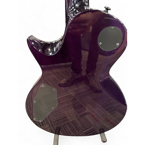 Used ESP LTD EC1000 Deluxe purple Solid Body Electric Guitar