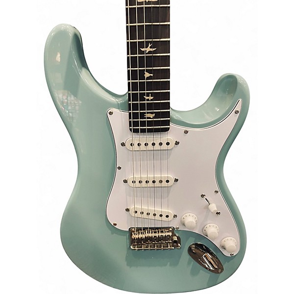 Used PRS SE Silver Sky Stone Blue  Solid Body Electric Guitar
