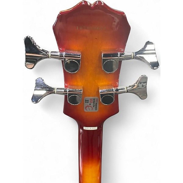 Used Epiphone VIOLA 3 Color Sunburst Electric Bass Guitar
