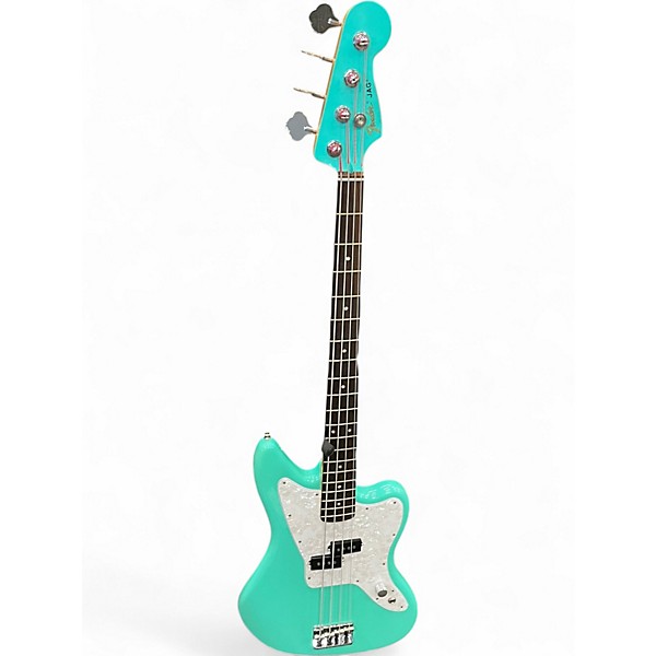 Used Fender Jaguar Bass Seafoam Green Electric Bass Guitar