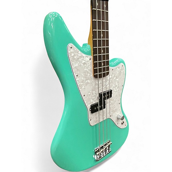 Used Fender Jaguar Bass Seafoam Green Electric Bass Guitar